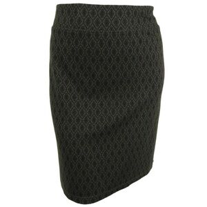 Style & Co. Gray Knit Pencil Skirt